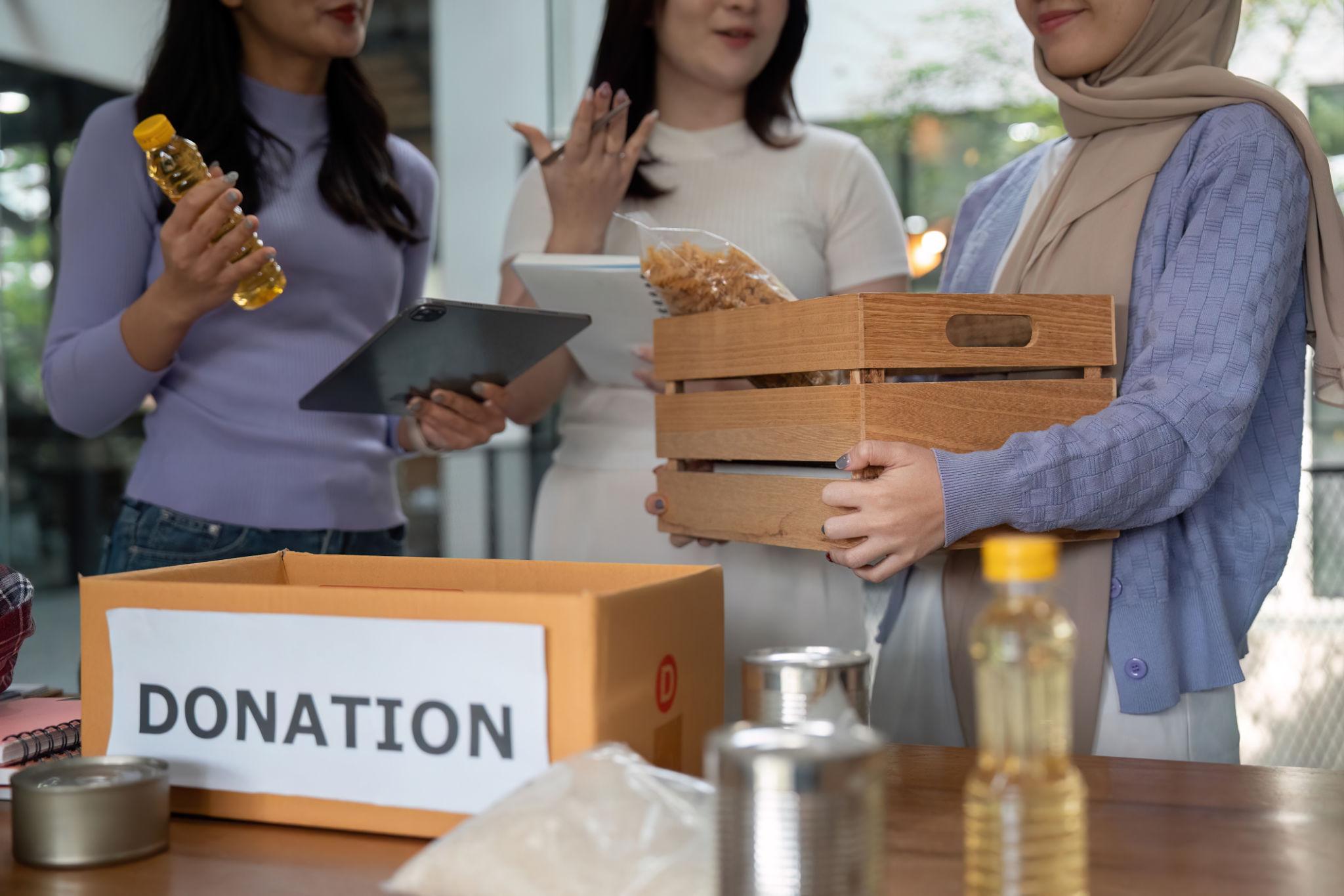 Donation support for community programmes
